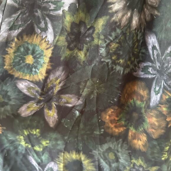 Slate & Willow Square Neck Printed Midi Dress - Picture 6 of 10